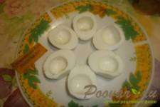 Фаршированные яйца с тыквой и вялеными помидорами 3