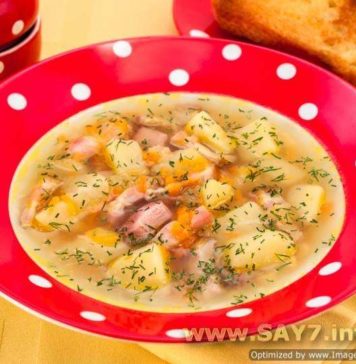 Гороховый суп с копченостями