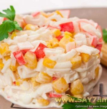 Салат с кукурузой