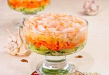 Салат-коктейль с креветками