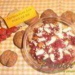 Салат из свеклы и анчоусов
