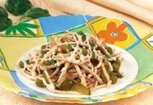 салат кальмары с курицей