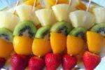 Фруктовые канапе Для детей