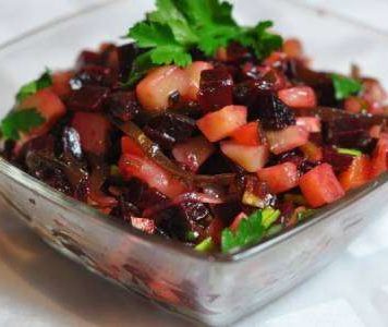 Винегрет с морской капустой в мультиварке