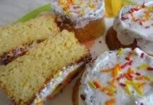 Творожный кулич с апельсином Творожный кулич с апельсином