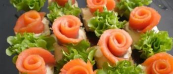 Канапе «Розочка»
